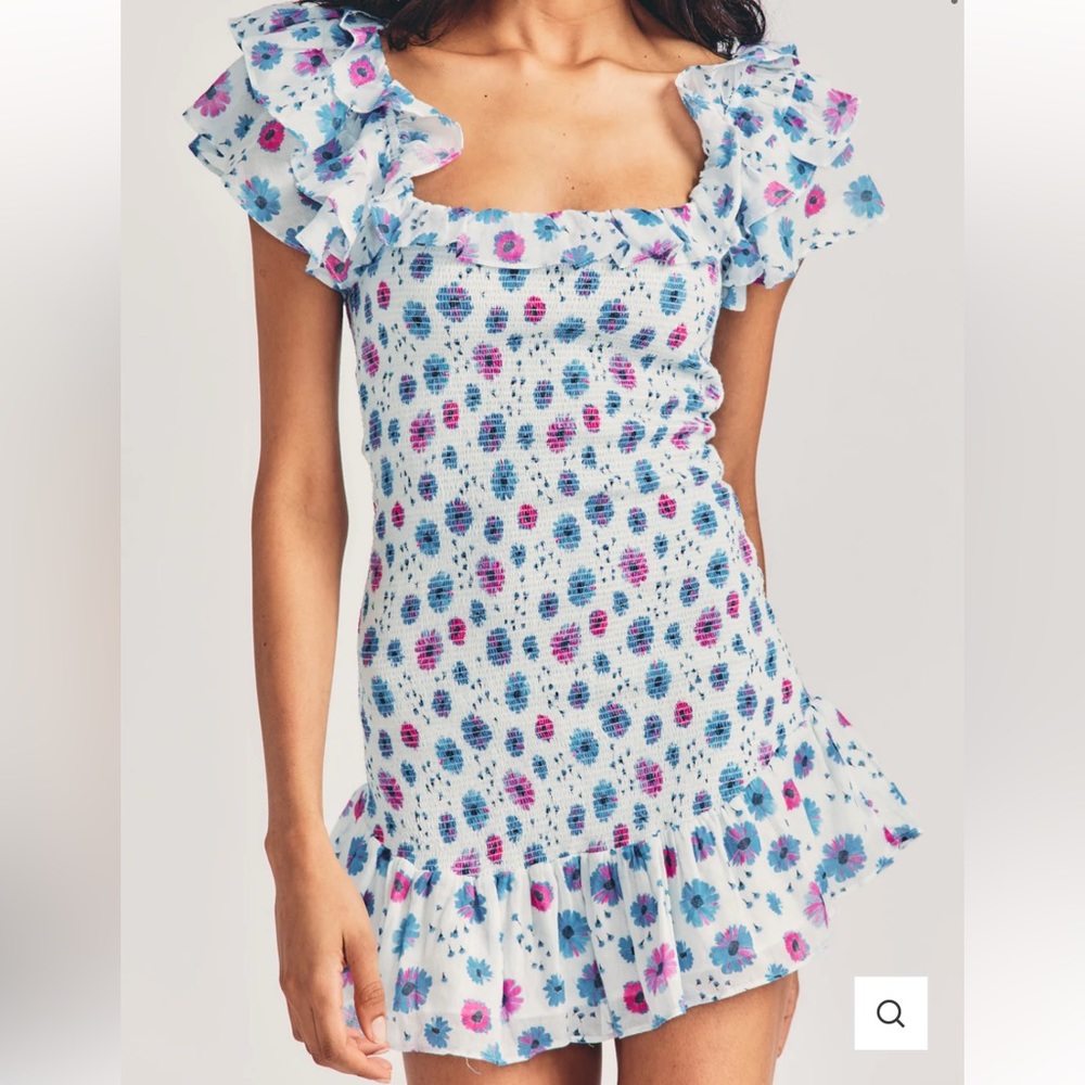 NWT LSF smocked mini dress- kodie dress